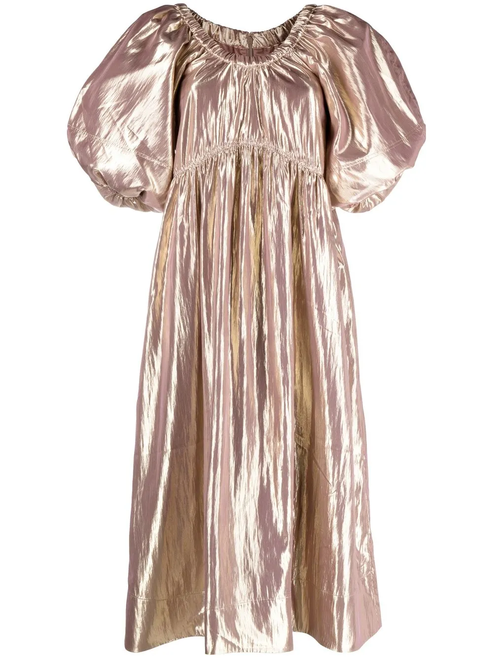 Rejina Pyo Terry midi dress - Pink