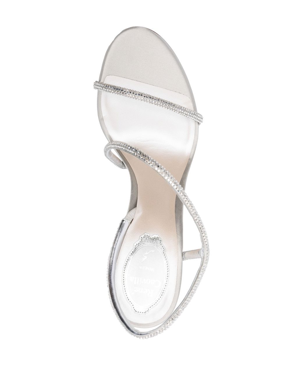 René Caovilla crystal embellished open toe Sandals Farfetch