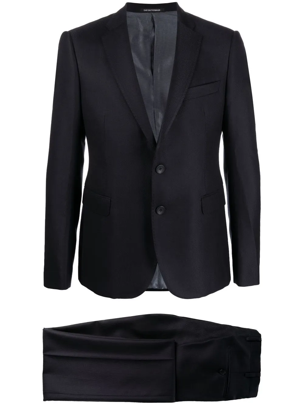 Emporio Armani single-breasted suit - Black 
Emporio Armani single-breasted suit - Black