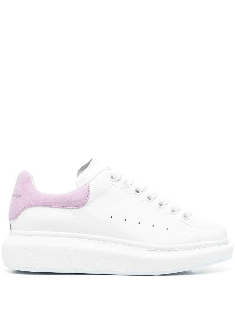 Alexander McQueen Oversized chunky leather sneakers - White 
Alexander McQueen Oversized chunky leather sneakers - White