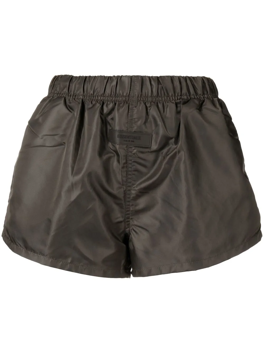 FEAR OF GOD ESSENTIALS logo-patch detail shorts - Brown 
FEAR OF GOD ESSENTIALS logo-patch detail shorts - Brown