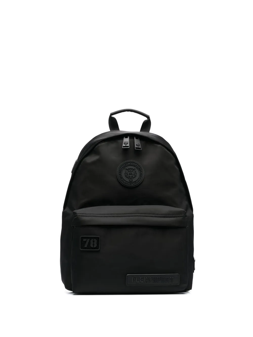 Philipp Plein logo-patch bakcpack - Black