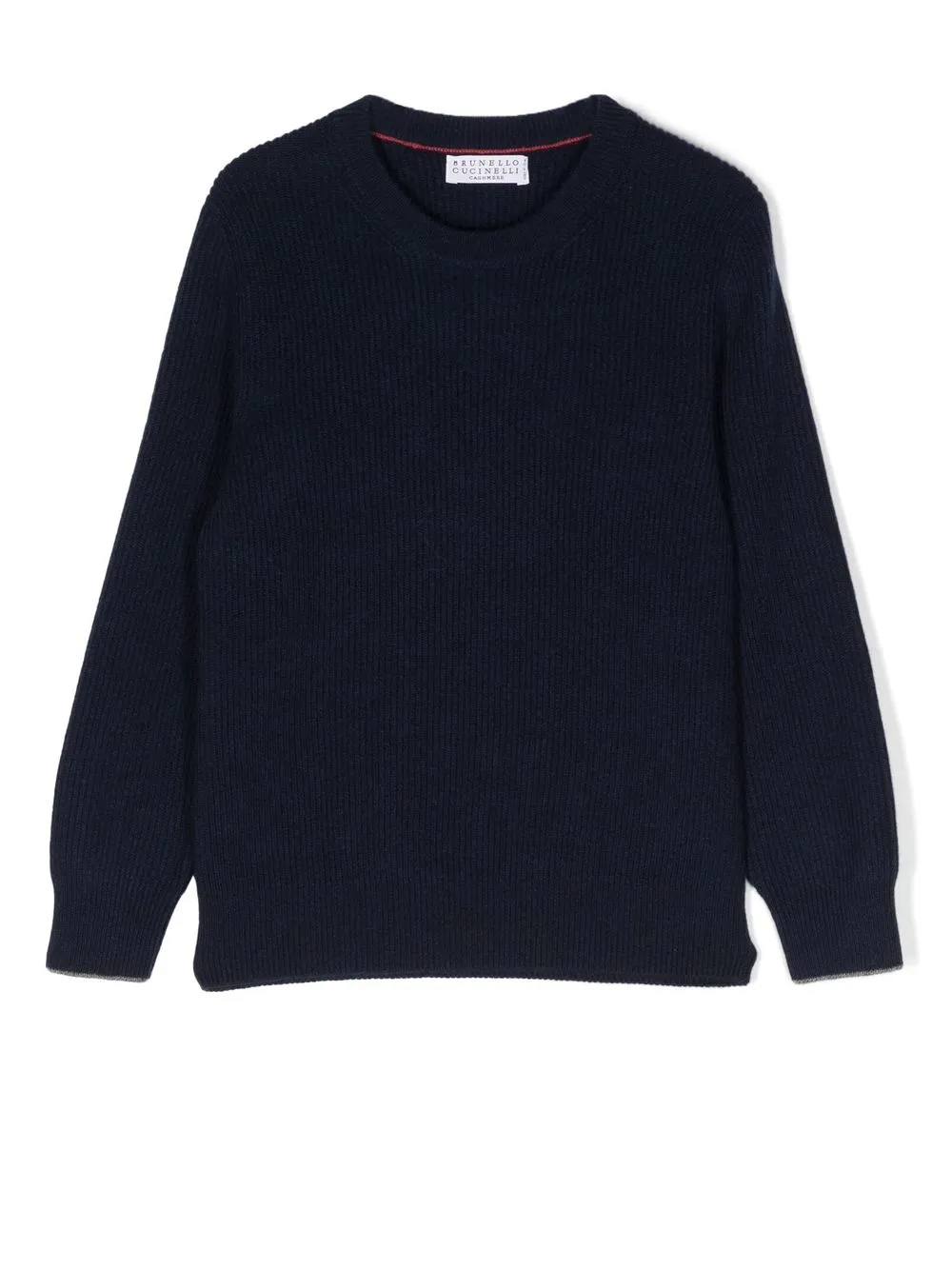 Brunello Cucinelli Kids cashmere knitted sweater - Blue