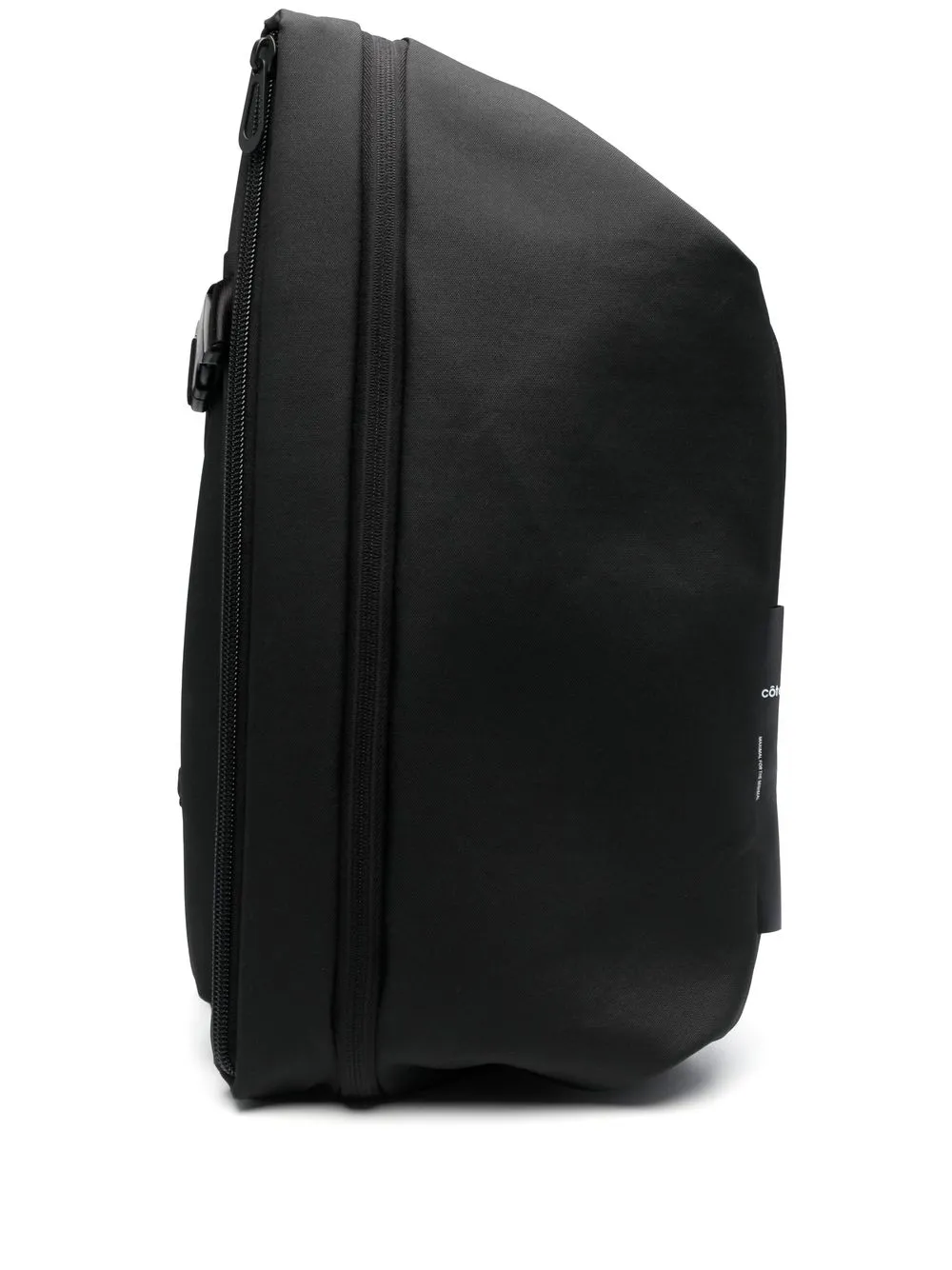 Côte&Ciel two-tone backpack - Black