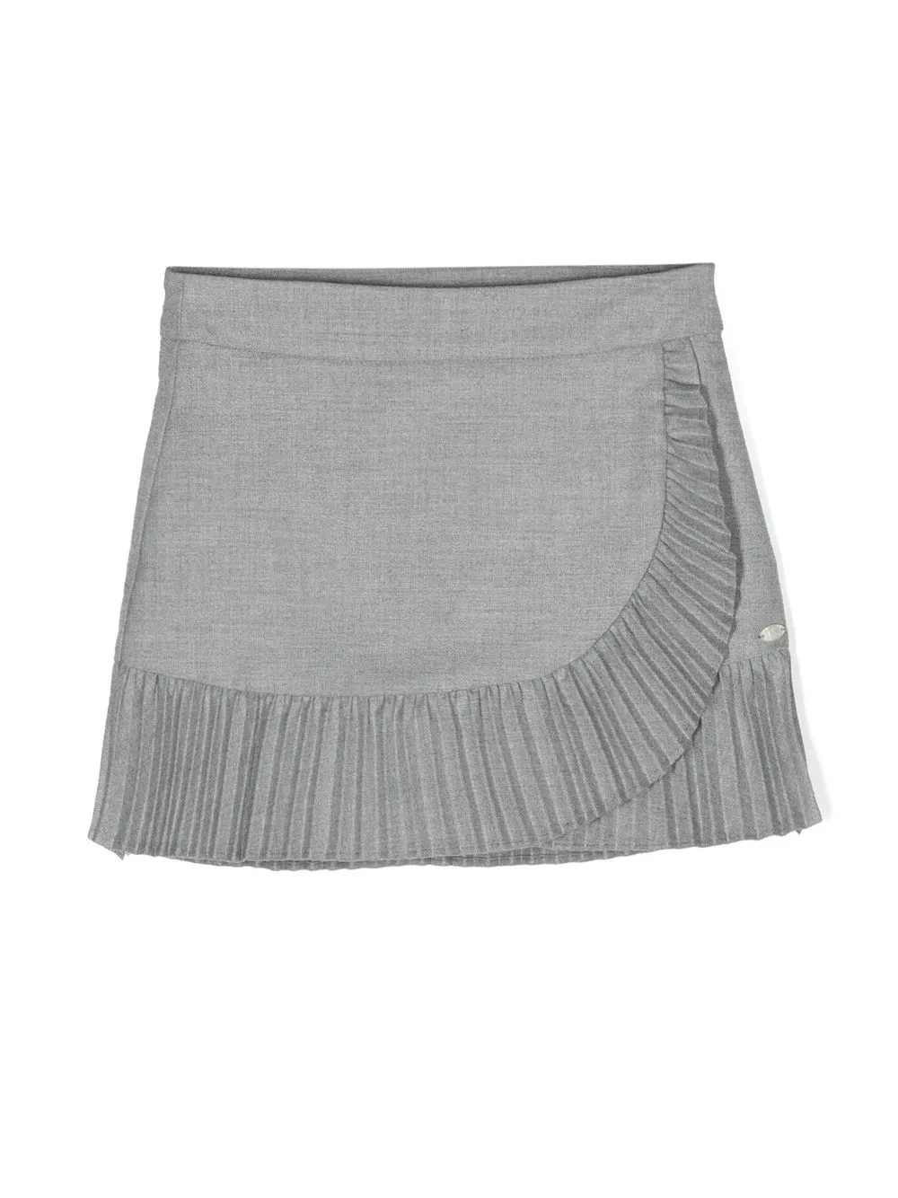 Tartine Et Chocolat pleated mini skirt - Grey