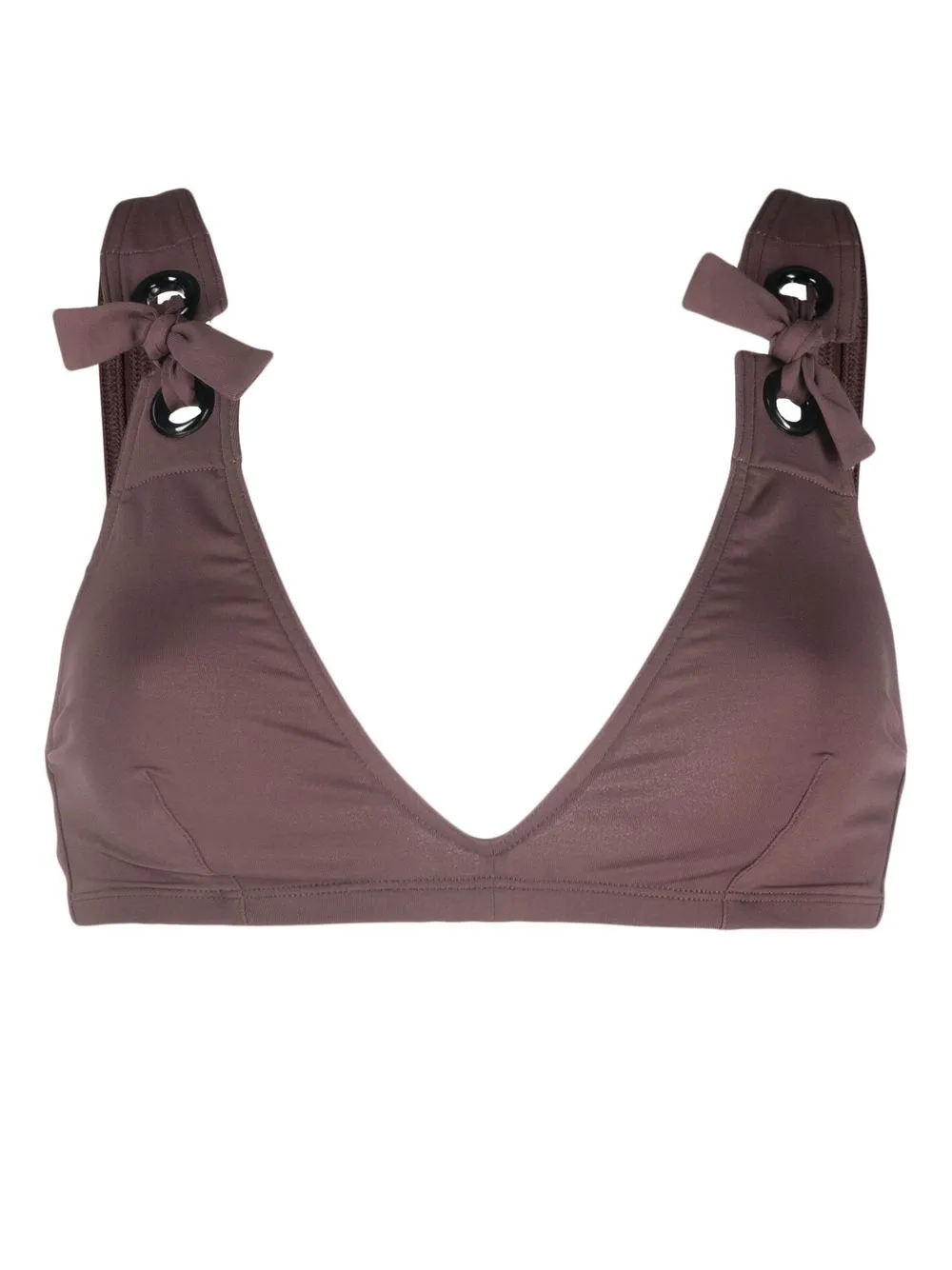 ERES Oenoe tie-detail bikini top - Brown