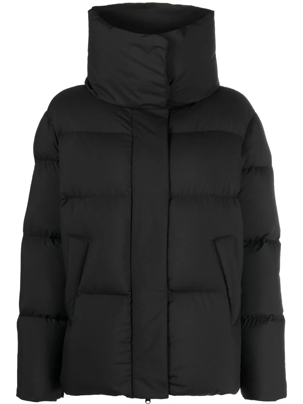 Hetregò padded zip-up down jacket - Black