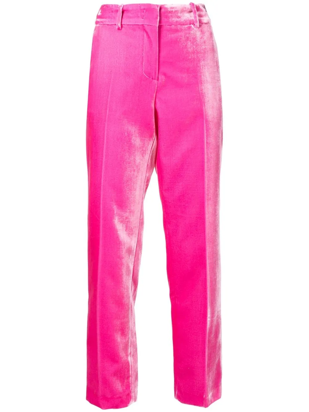 Ermanno Scervino velvet tapered trousers - Pink