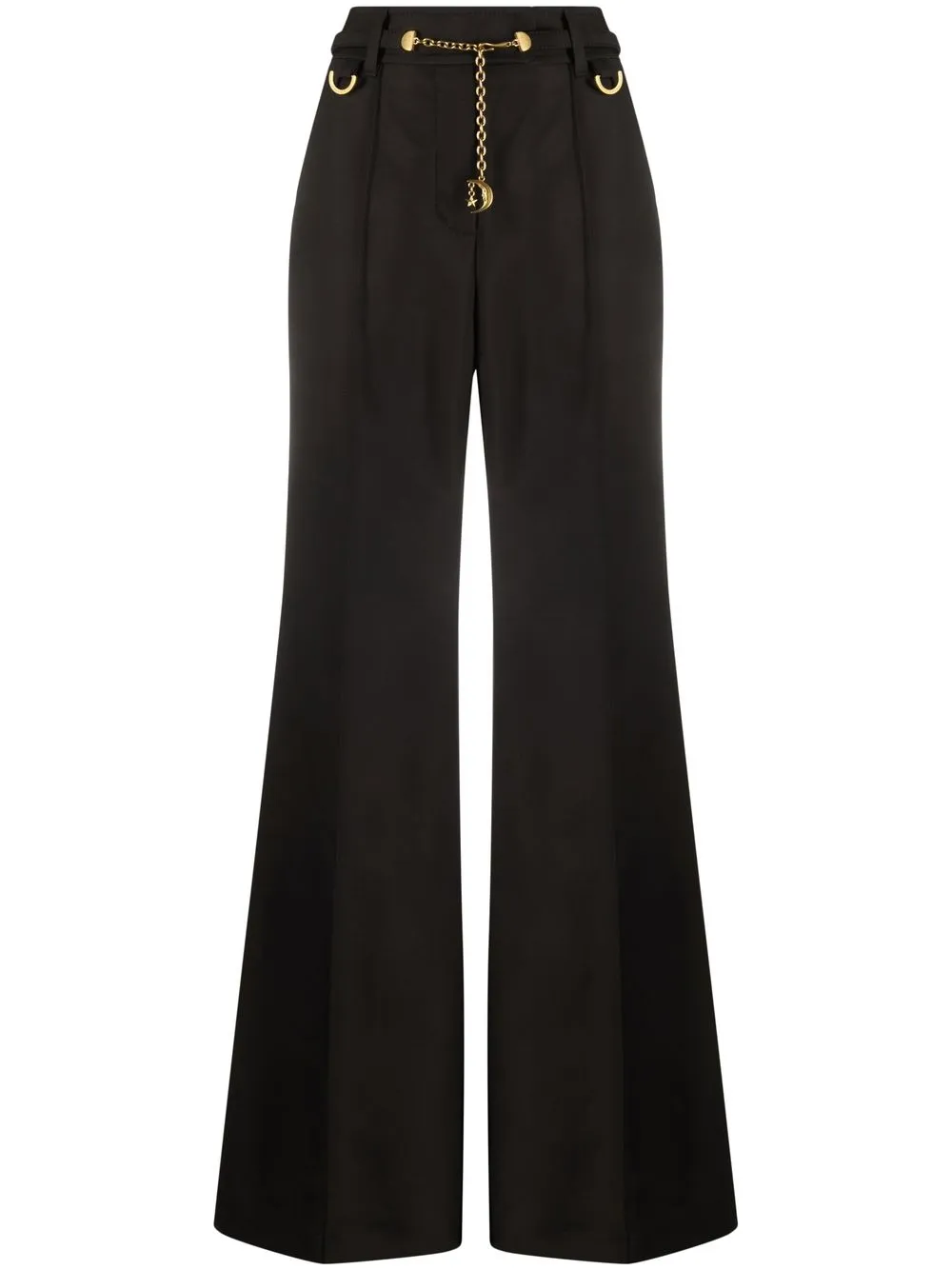 ZIMMERMANN Kaleidoscope wide-leg trousers - Black