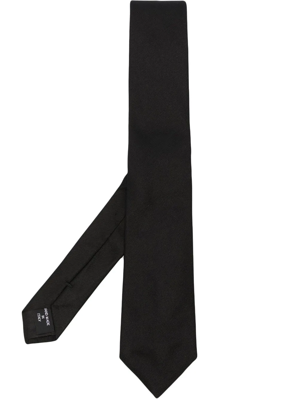 Giorgio Armani classic silk tie - Black