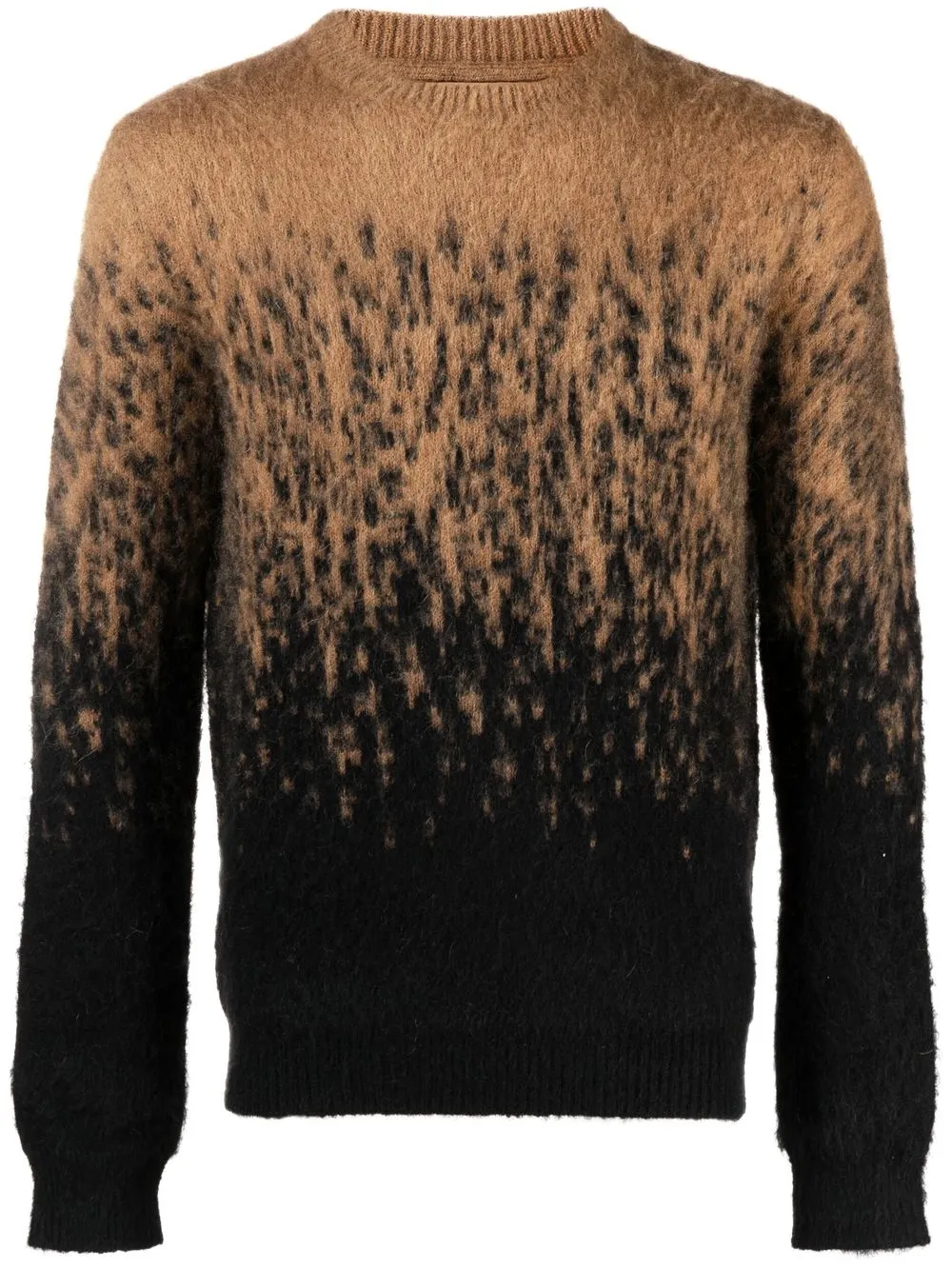 Salvatore Santoro animal knitted jumper - Brown