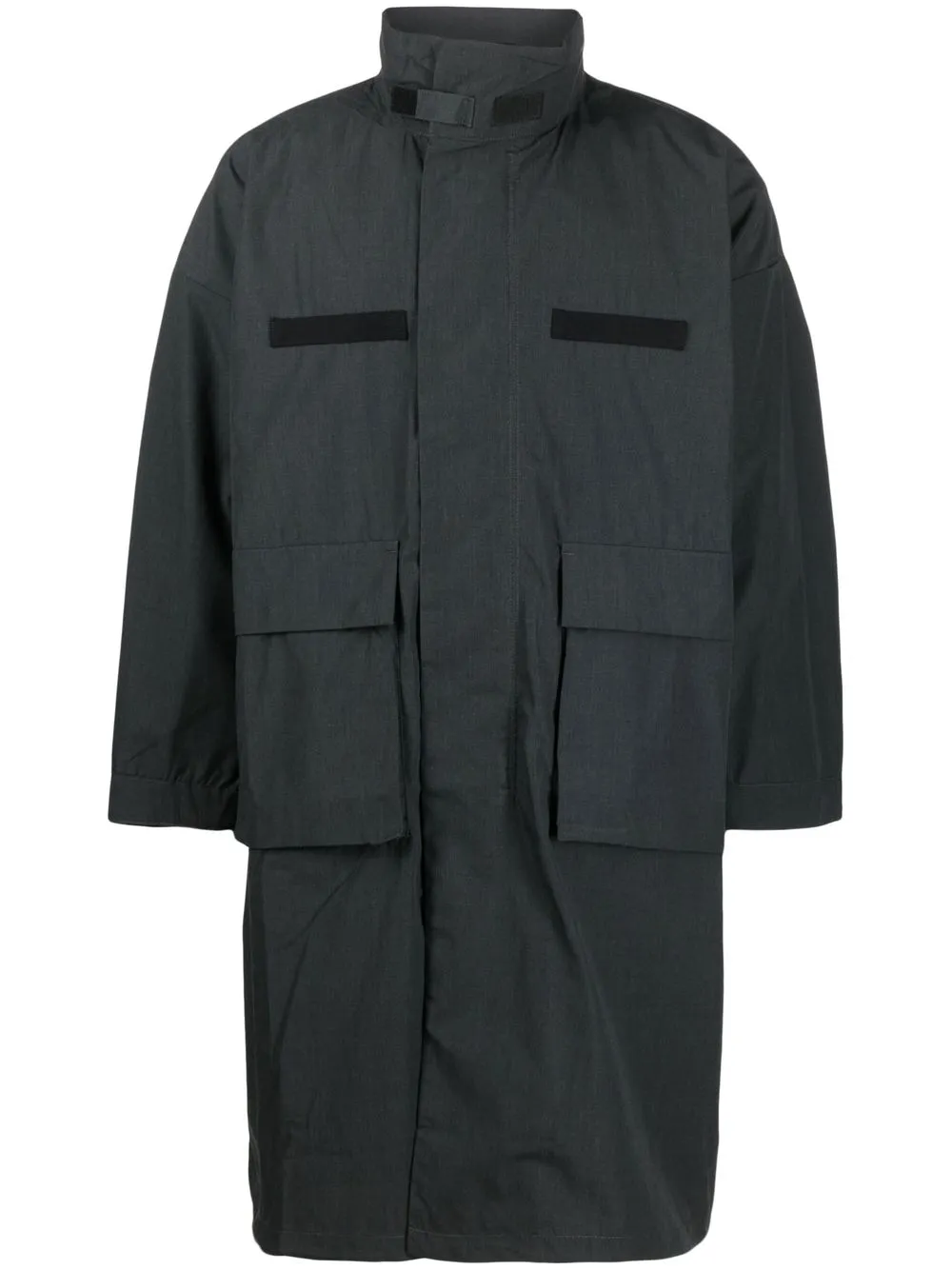 Gramicci single-breasted mid-length coat - Grey