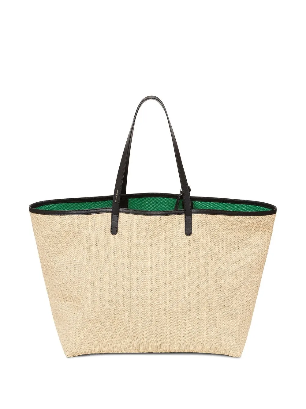 Mansur Gavriel Interwoven Straw Tote Bag Farfetch