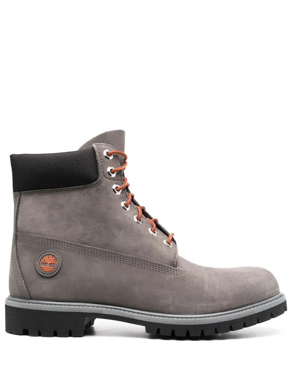 Timberland lace-up leather ankle boots - Grey
