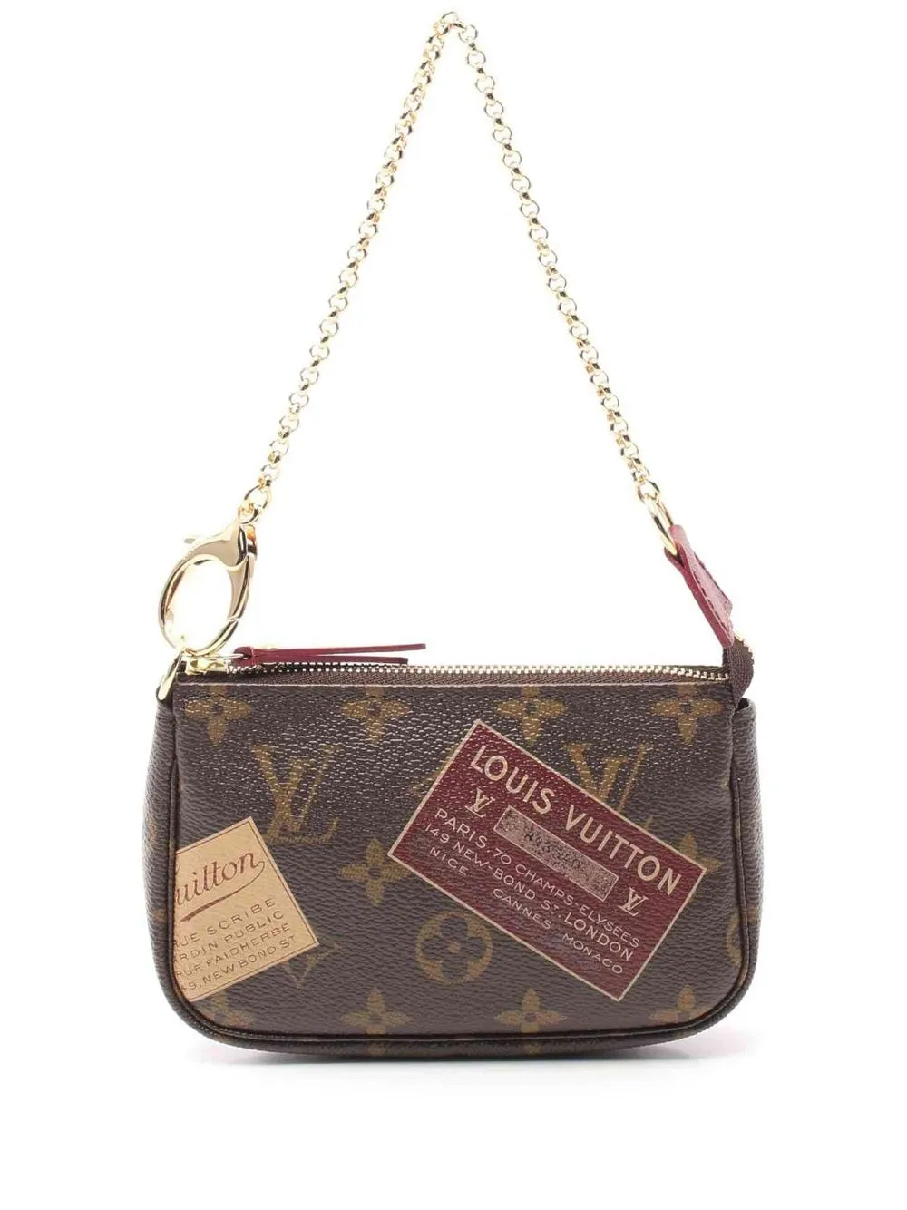 Louis Vuitton 2009 pre-owned mini Pochette Accessoires clutch - Brown