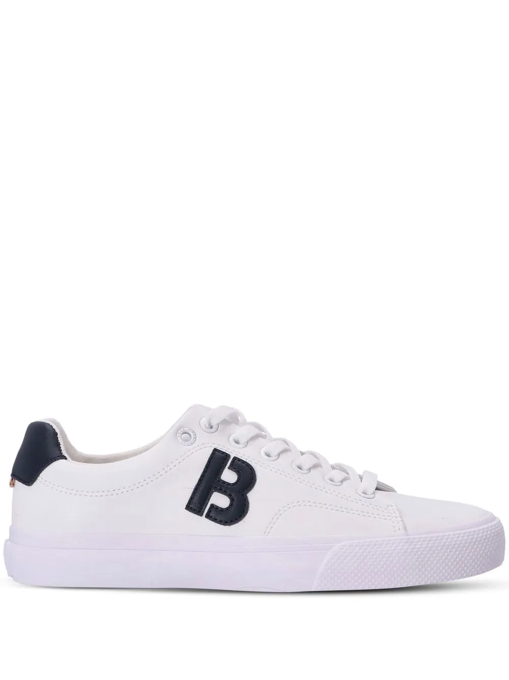 BOSS B-detail low-top sneakers - White