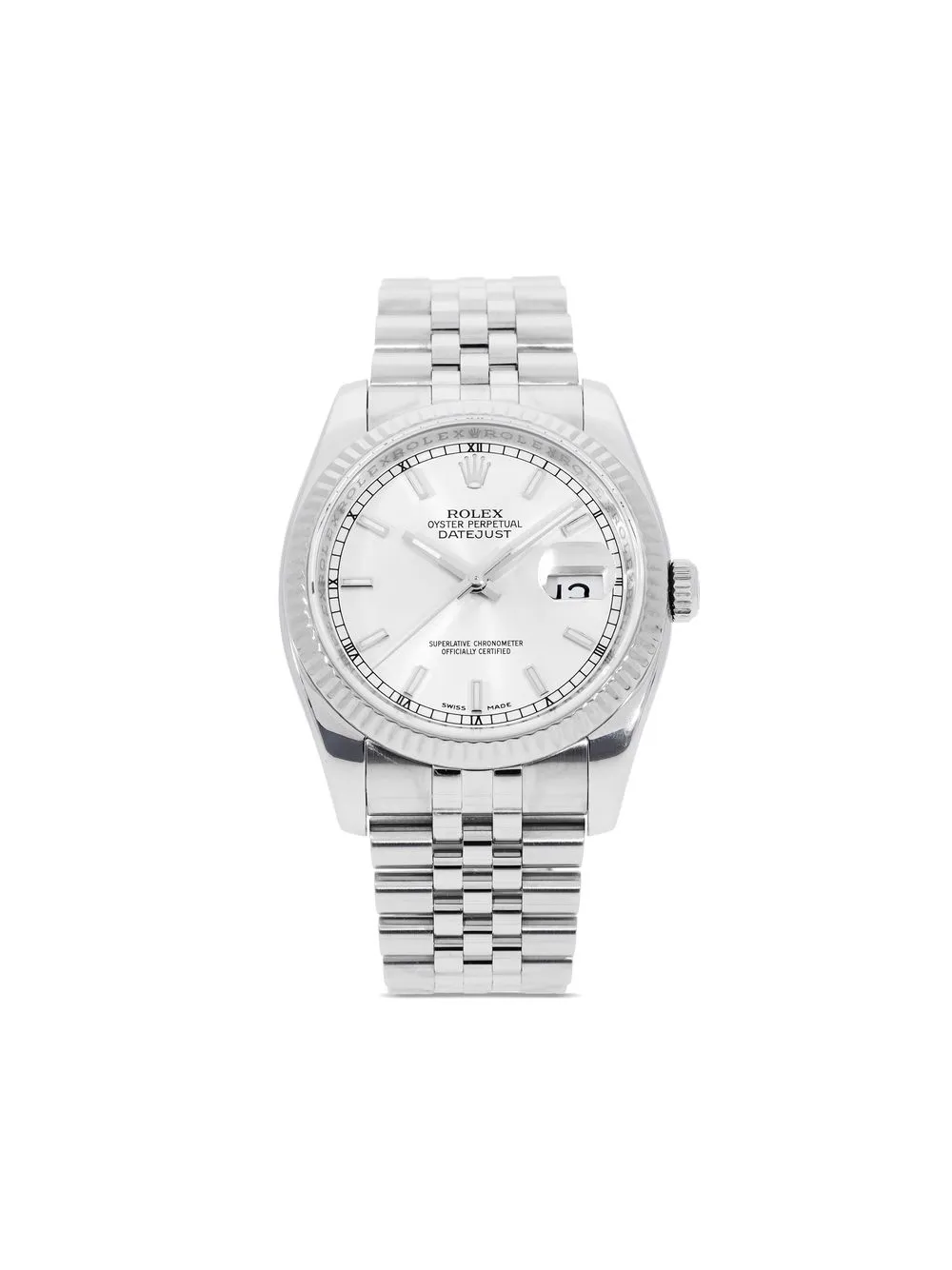 Rolex 2006 pre-owned Datejust 36mm - Silver