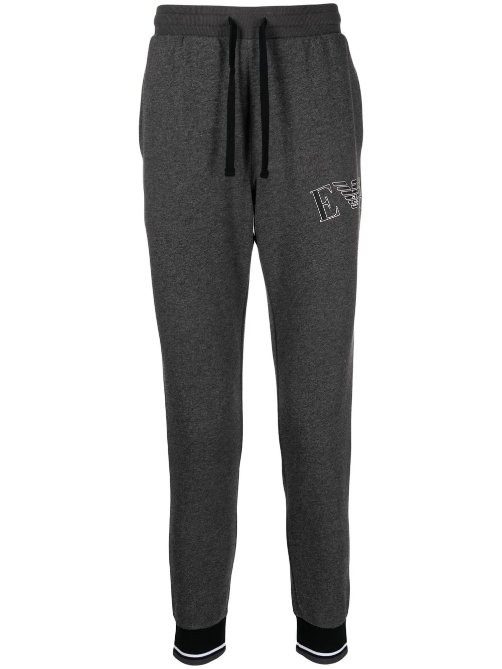 Emporio Armani logo-print track pants - Grey