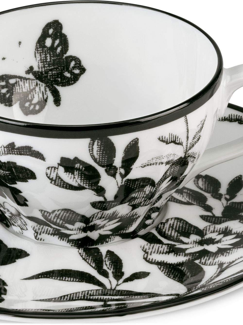 Gucci Herbarium Teacup And Saucers Set Of 2 Farfetch