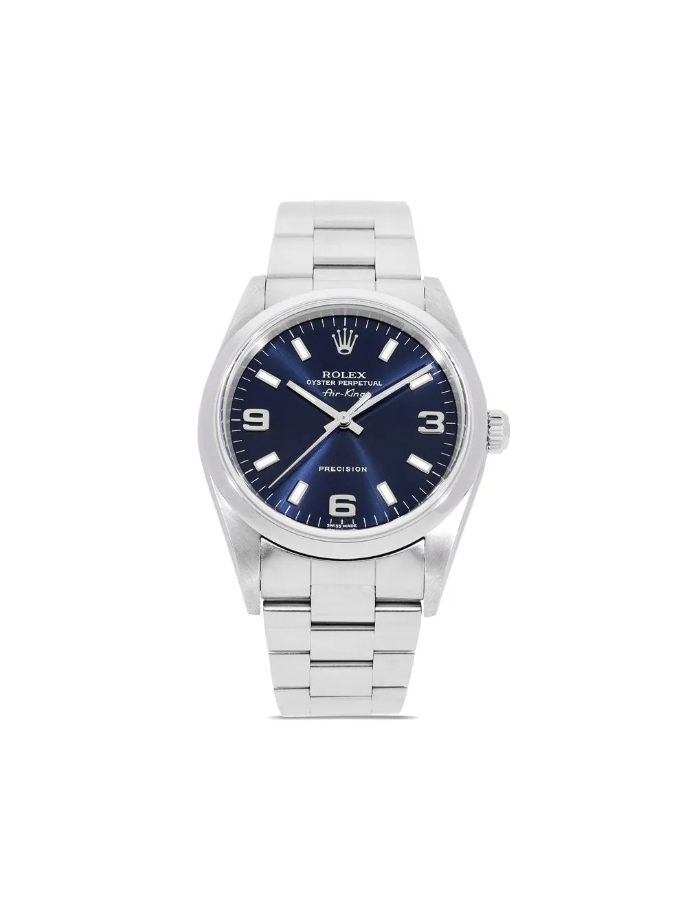 Rolex 2004 pre-owned Air-King 34mm - Blue