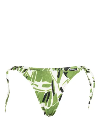 Palm Angels Hibiscus Bikini Bottoms Green Farfetch