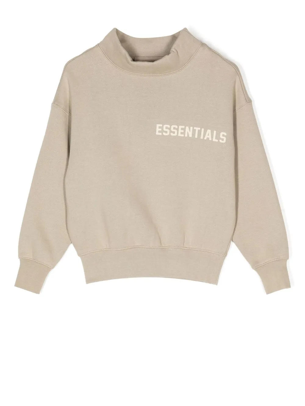 FEAR OF GOD ESSENTIALS logo-print high-neck sweatshirt - Brown