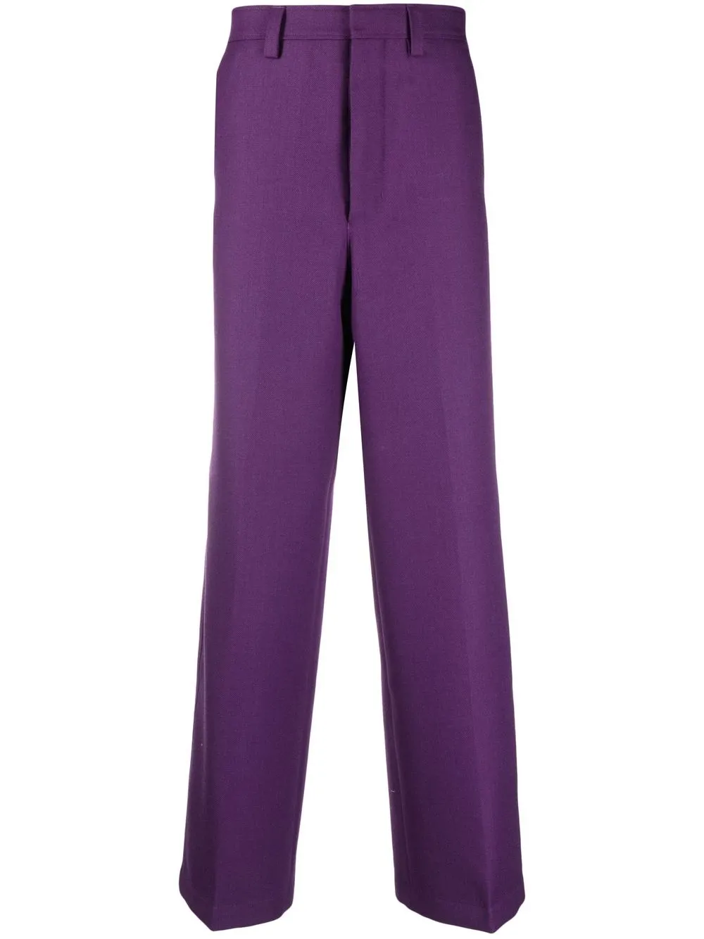 AMI Paris wide-leg tailored trousers - Purple