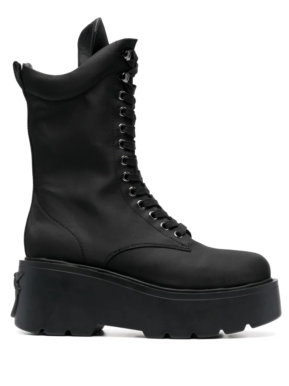 PINKO platform wedge boots - Black