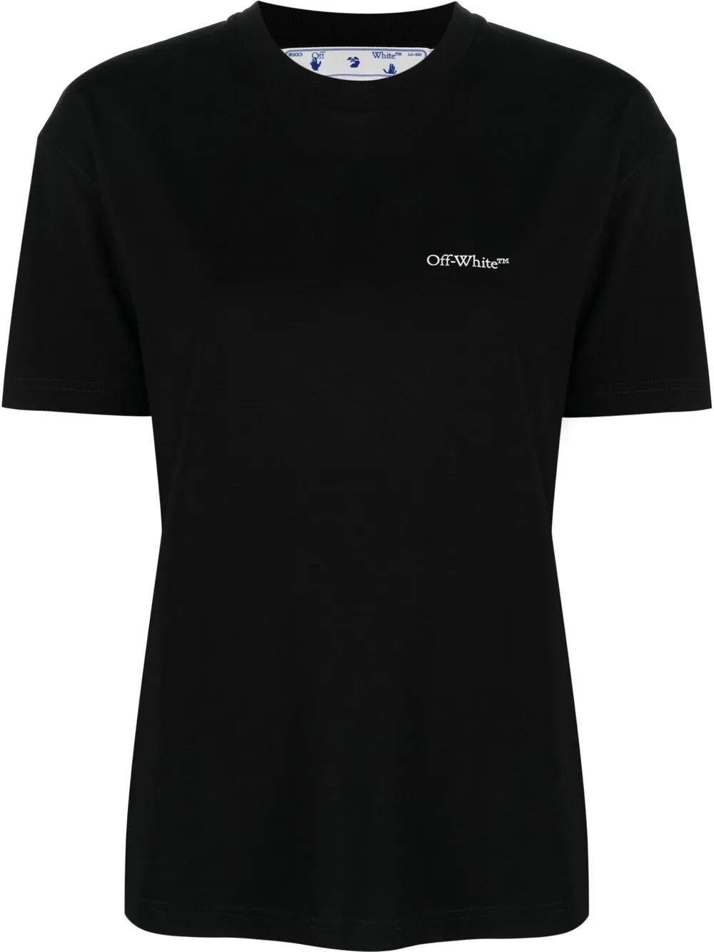 Off-White logo-print cotton T-shirt - Black