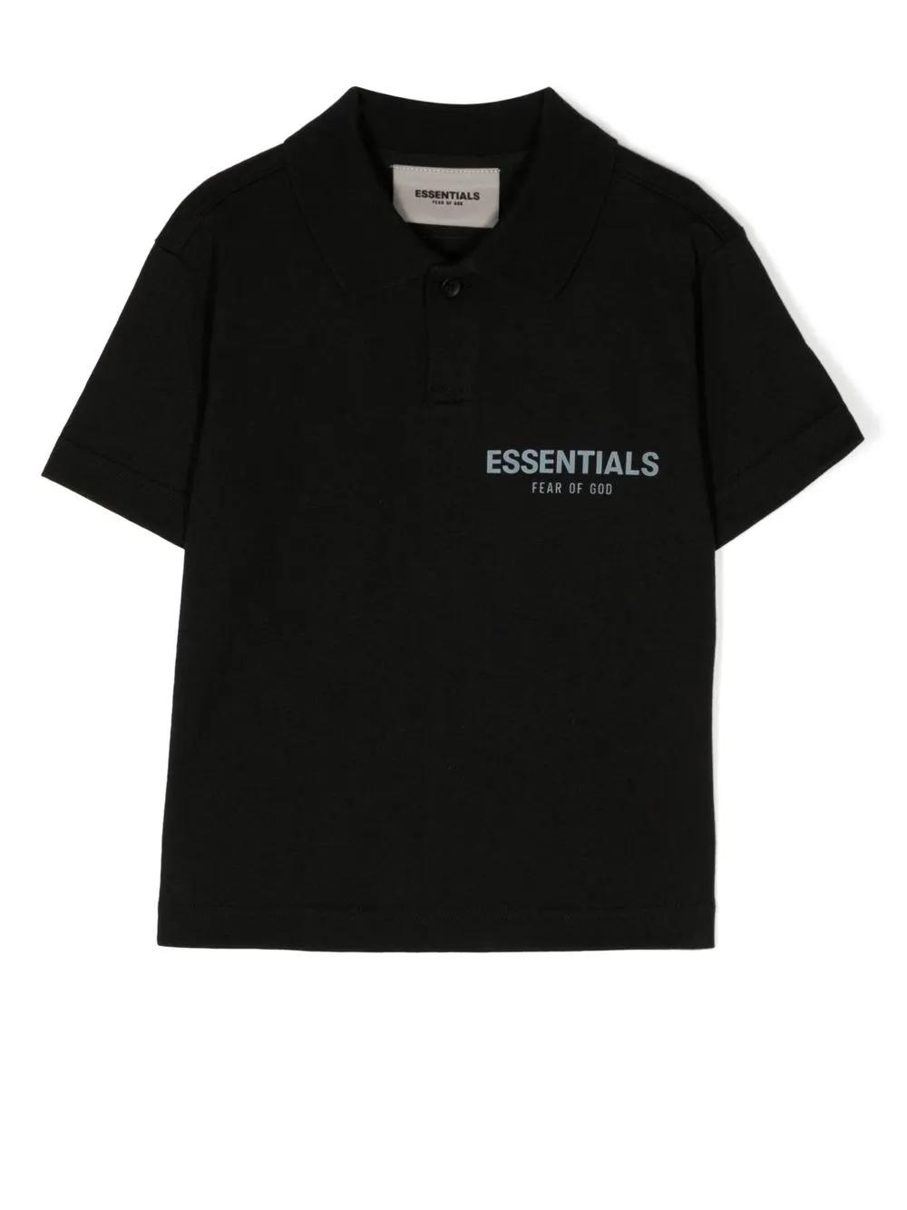 FEAR OF GOD ESSENTIALS logo-print polo shirt - Black