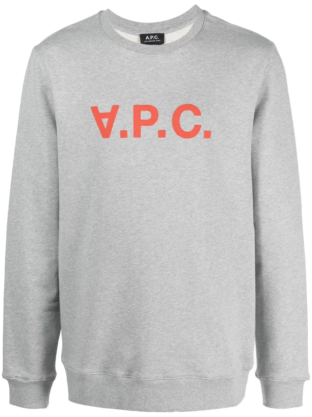 A.P.C. logo-print sweatshirt - Grey