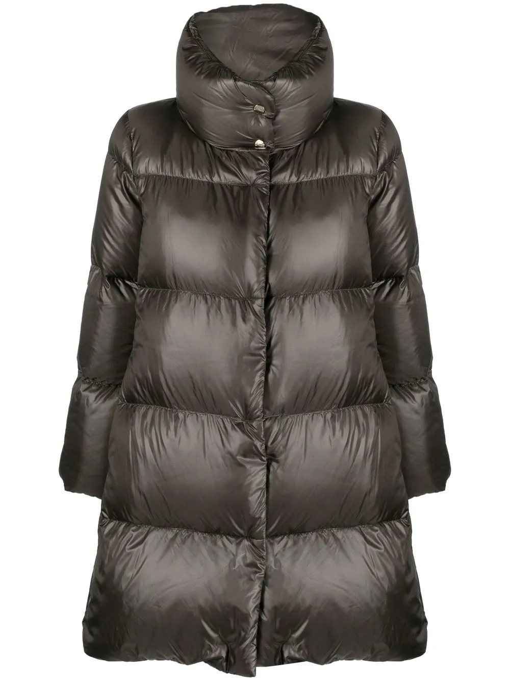 Herno padded single-breasted coat - Grey