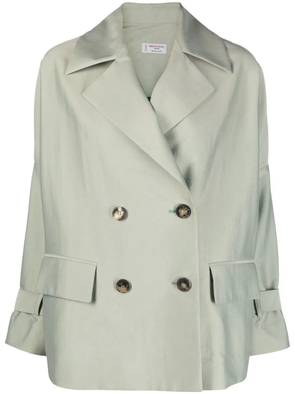 Alberto Biani double-breasted jacket - Green
