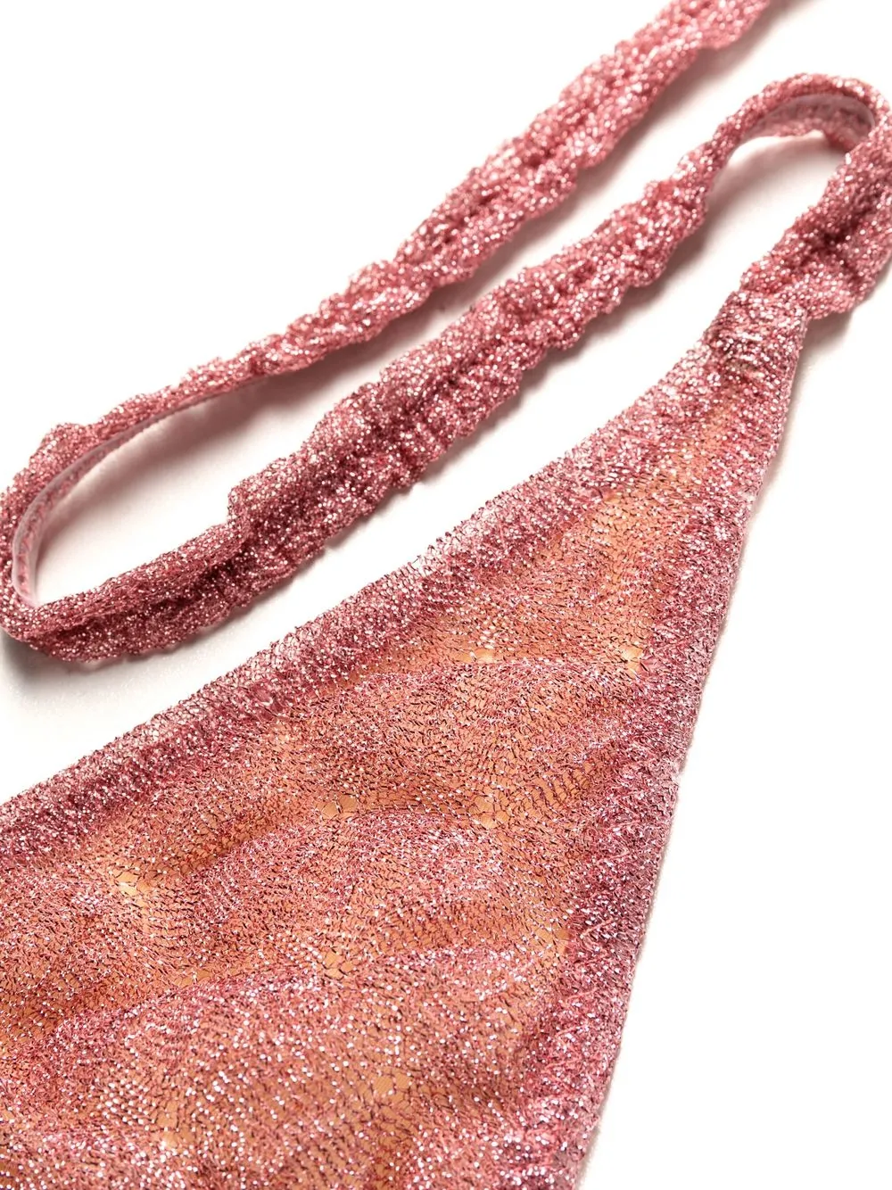 Missoni Metallic Threading Bikini Set Pink Farfetch