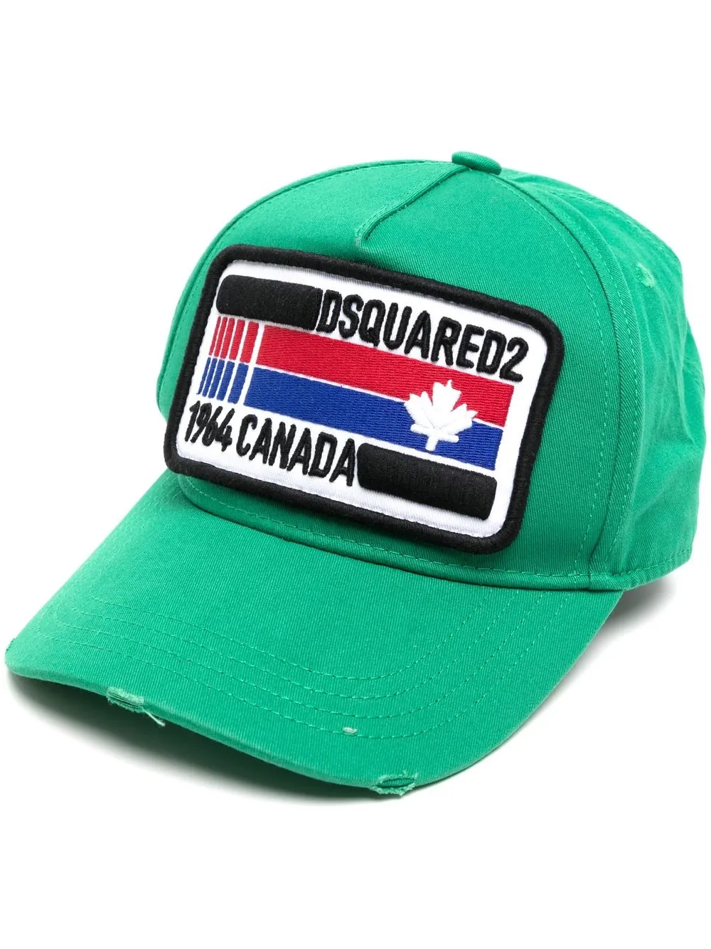 Dsquared2 logo-patch baseball cap - Green