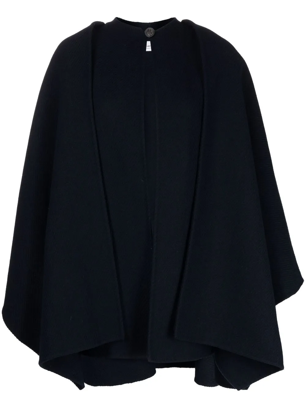 Christian Dior 2010s pre-owned wool cape coat - Blue