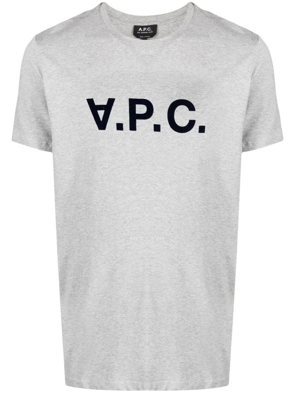 A.P.C. logo-print short-sleeve T-shirt - Grey