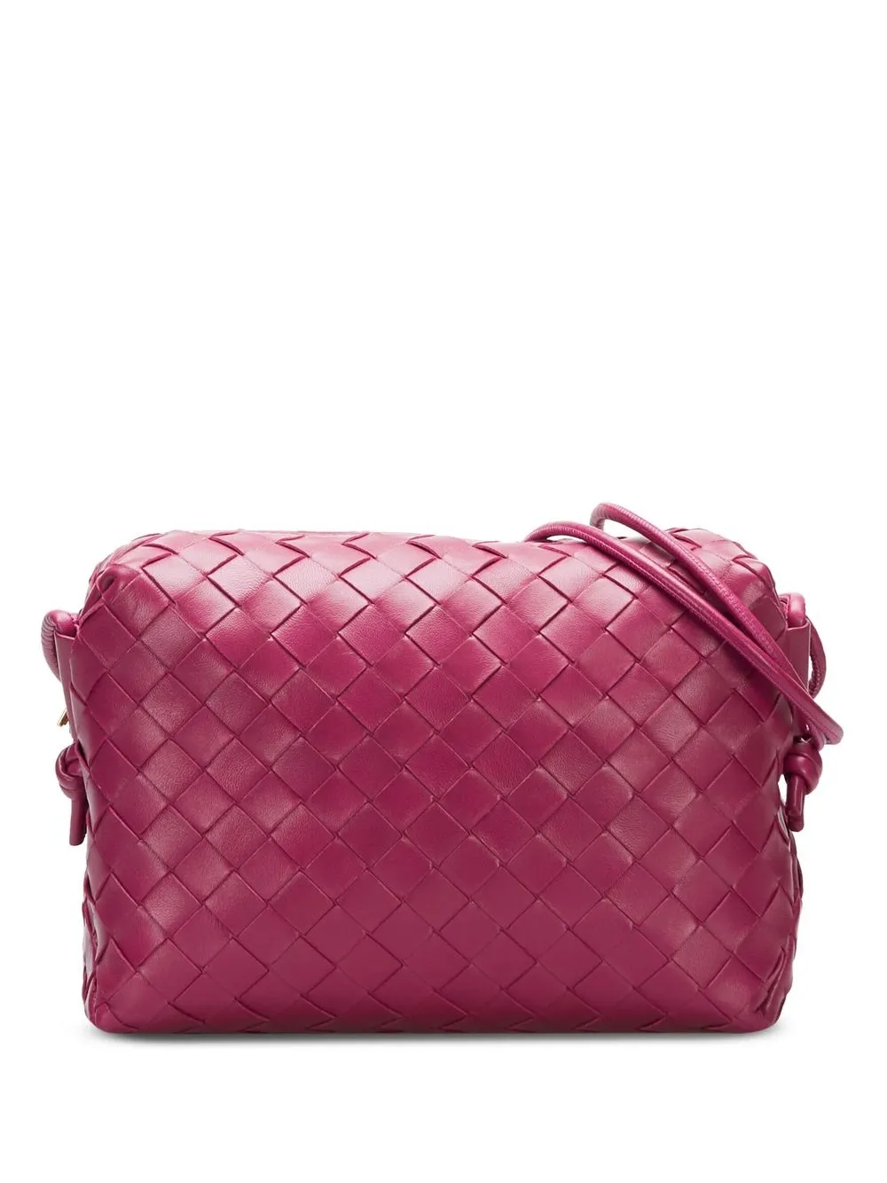Bottega Veneta Pre-Owned Intrecciato crossbody bag - Pink