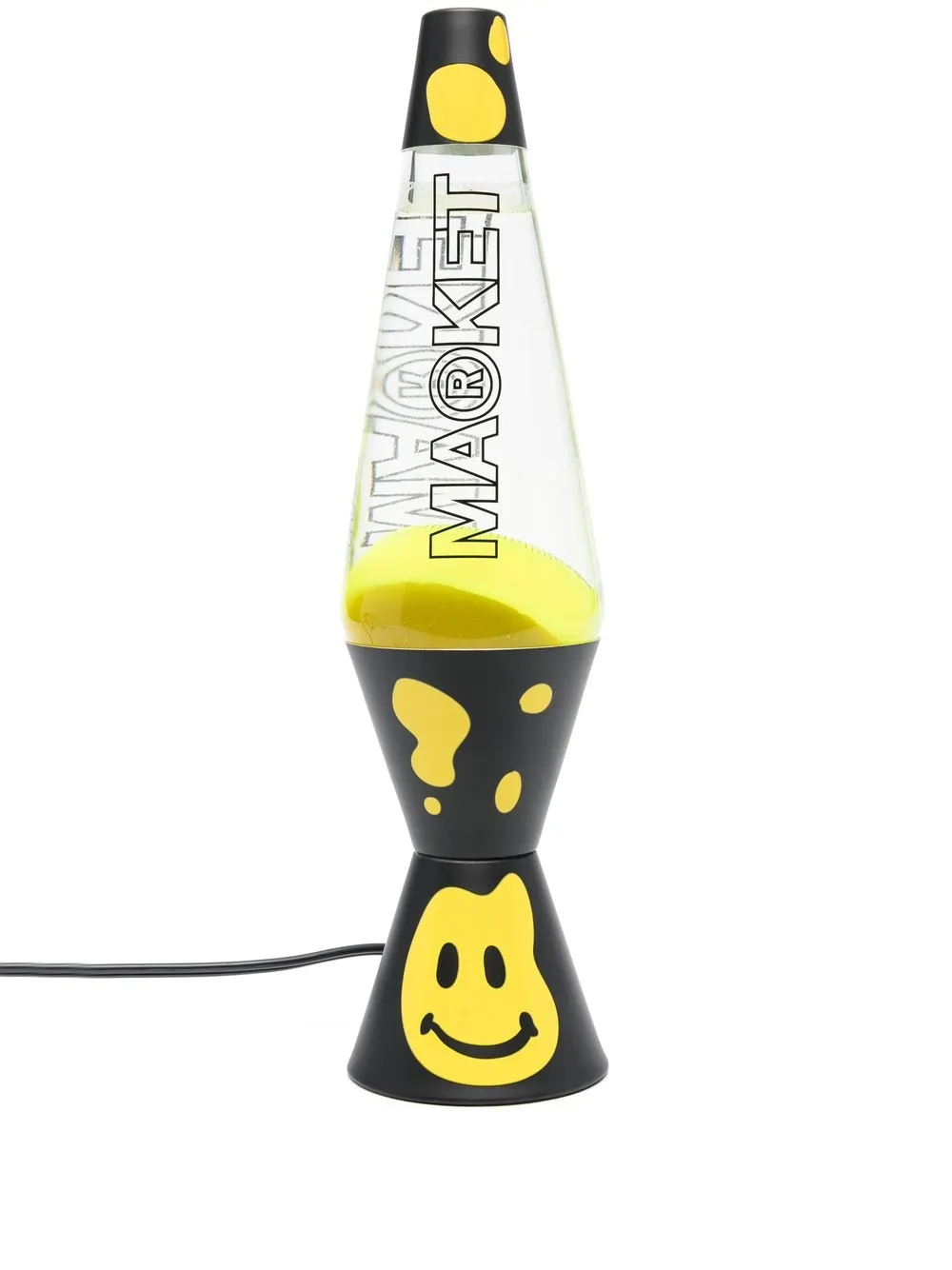 MARKET smiley-print lava lamp - Black