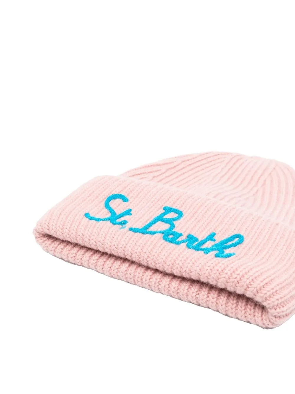 MC2 Saint Barth Embroidered Logo Ribbed Knit Benie Farfetch