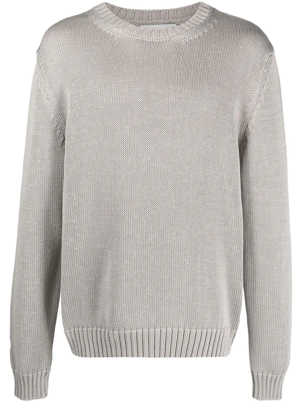 ETRO logo-embroidered cotton jumper - Grey