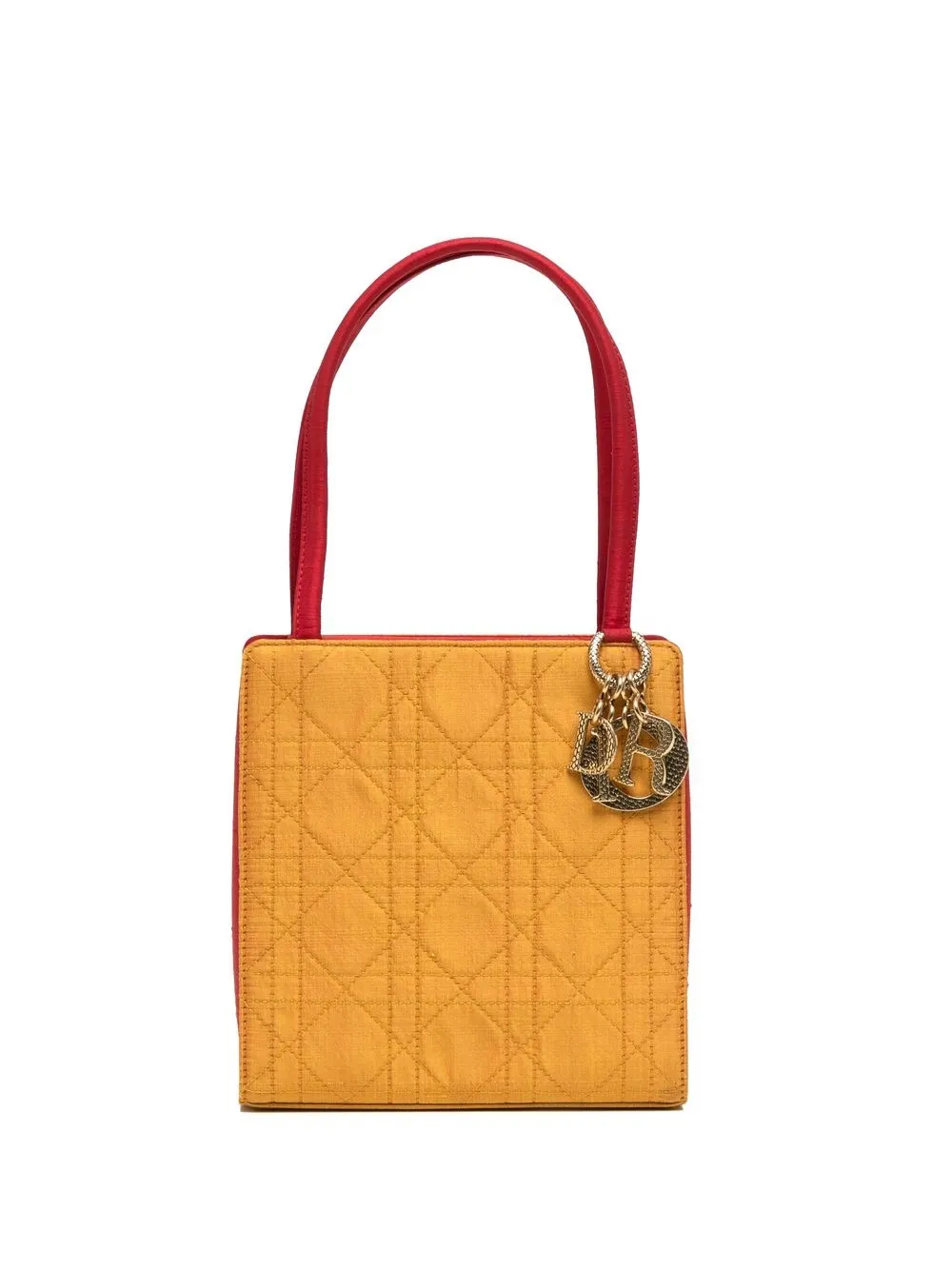 Christian Dior 1998 pre-owned Lady Dior Cannage top-handle bag - Brown