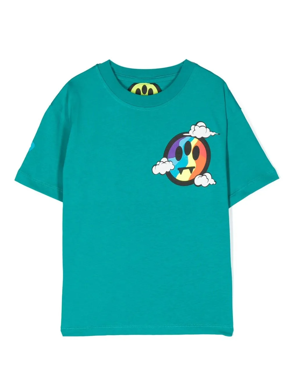 Barrow kids logo-print short-sleeved T-shirt - Green