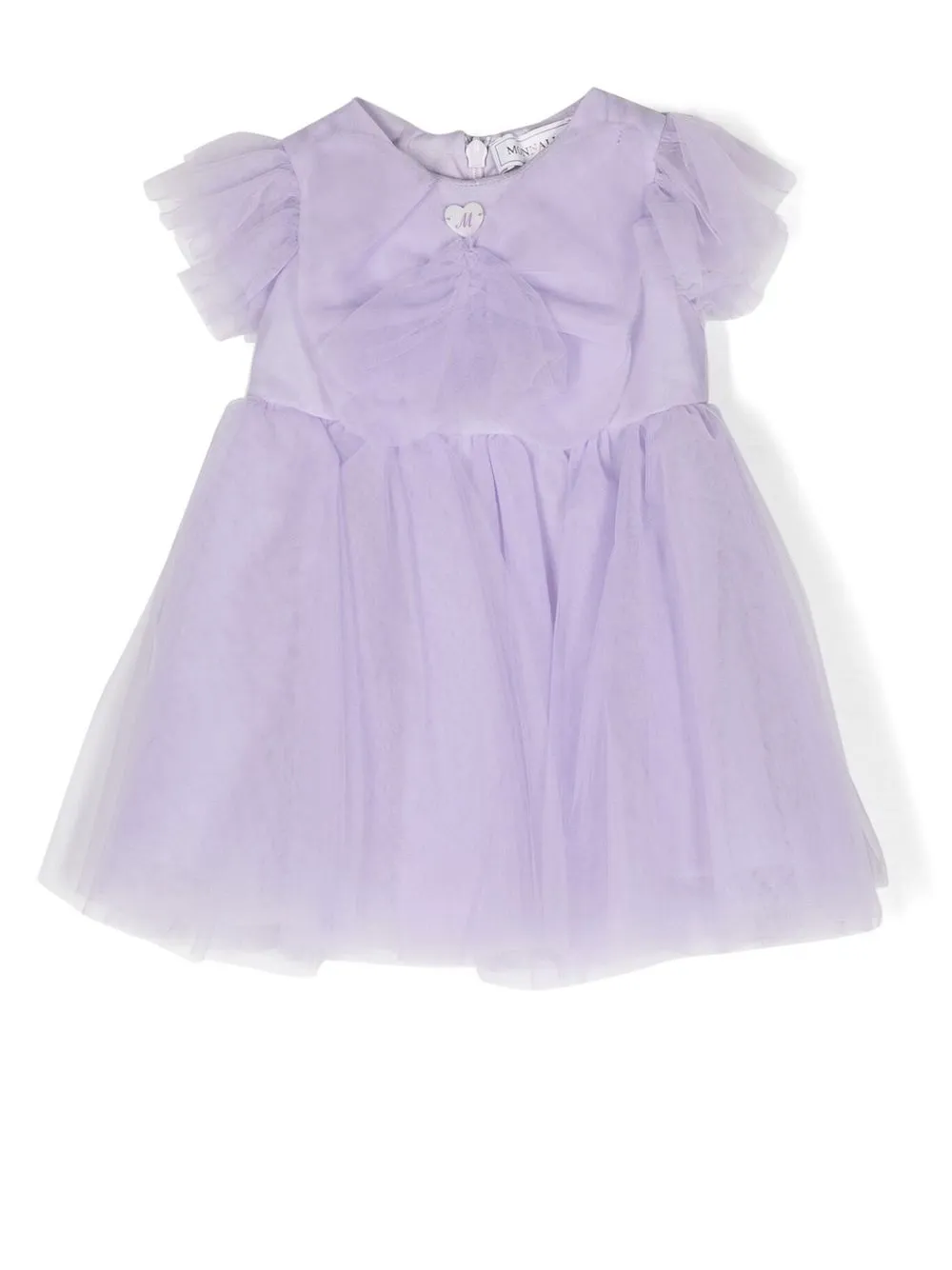 Monnalisa ruffled short-sleeve dress - Purple
Monnalisa ruffled short-sleeve dress - Purple