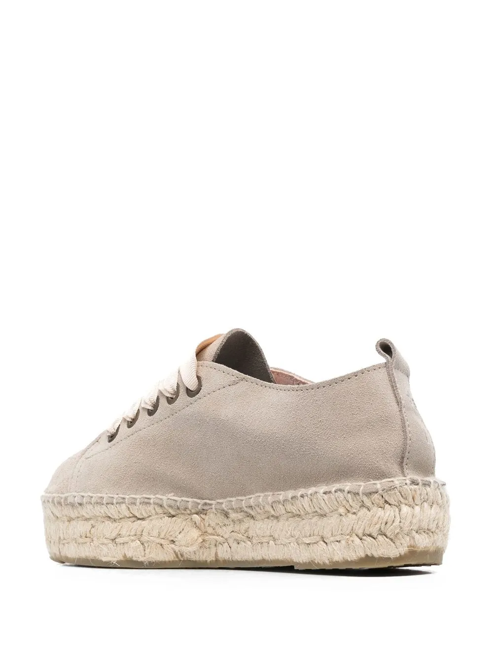 Manebi Mm Lace Front Suede Espadrilles Farfetch