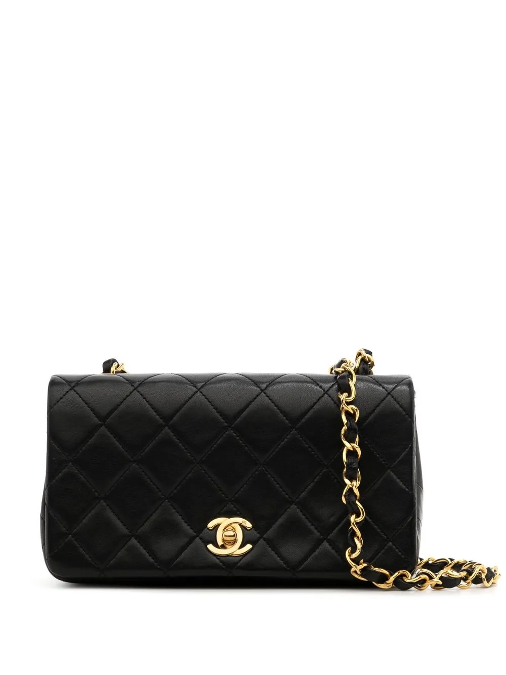 Chanel Pre-Owned 1990 Full Flap shoulder bag - Black