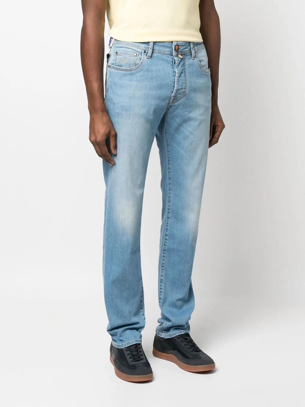 Jacob Cohën Bard slim fit Straight Jeans Blue FARFETCH