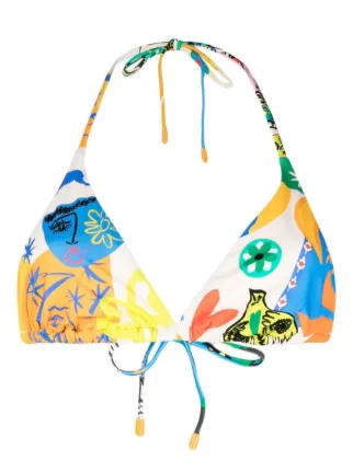 Alemais Soleil Triangle Bikini Top Farfetch