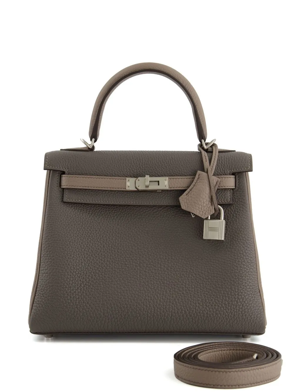 Hermès 2021 pre-owned Kelly 25 handbag - Grey