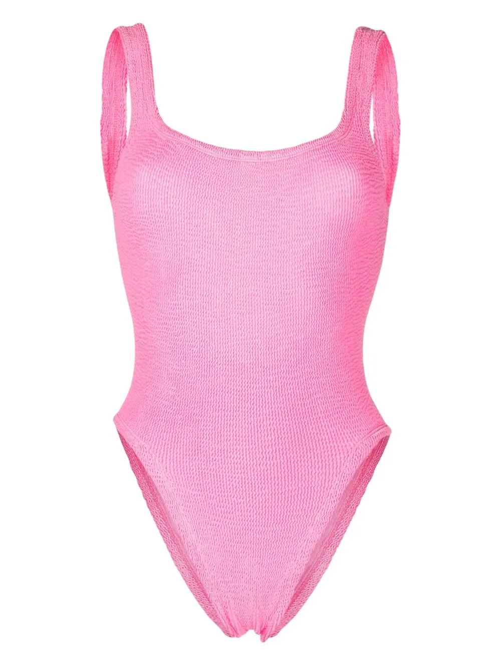 Hunza G square-neck swimsuit - Pink